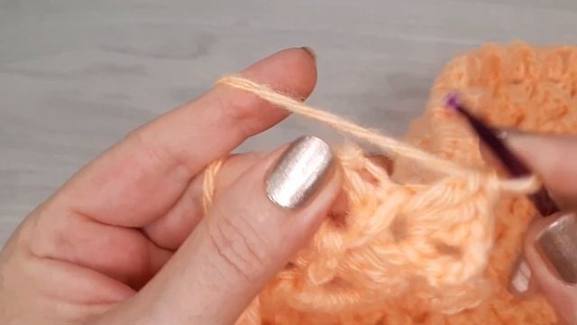 Узор для пледа крючком. Часть 2 смотреть онлайн