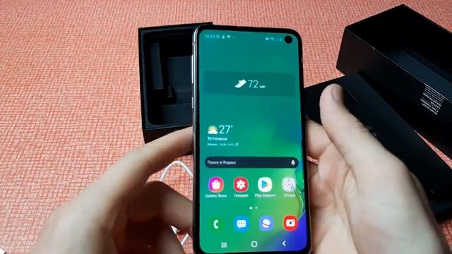 Обзор смартфона  Samsung S10E. Старое видео)