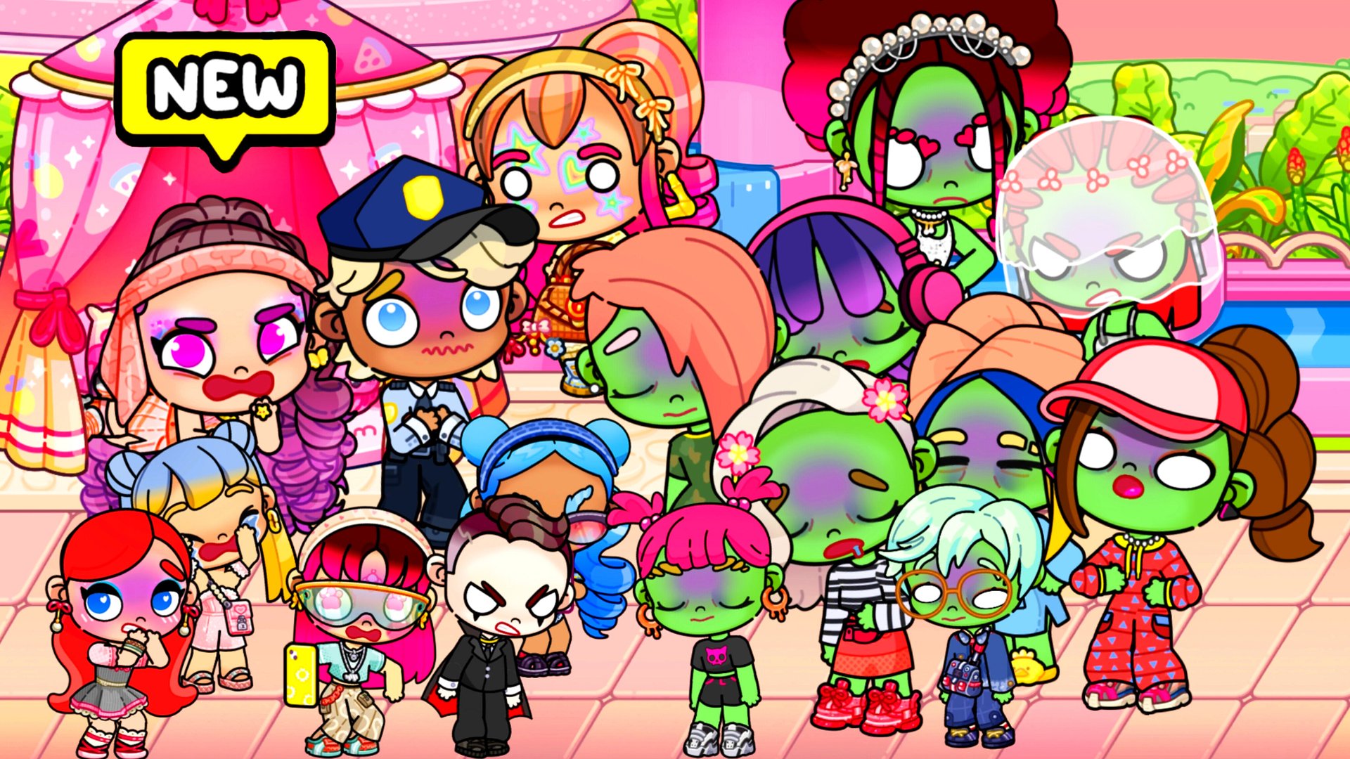 AVATAR WORLD  ЗОМБИ 🧟♀️ ПРЯТКИ В САДУ. НОВАЯ СЕРИЯ АВАТАР ВОРЛД| Pazu