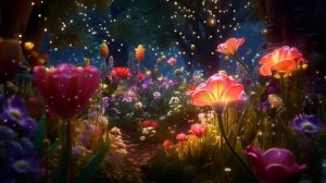 Волшебная лесная музыка - Красивое цветочное лесное пространство - Ambient Music