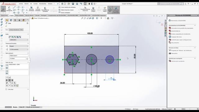 Creación de DXF para corte laser en Solidworks смотреть онлайн