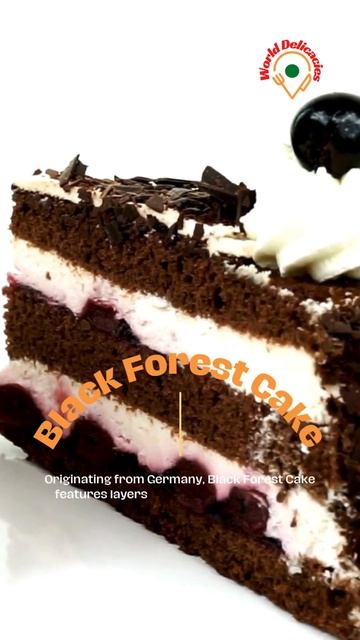 Cherry-Kissed Chocolate Fantasy #shorts #trending #viral #blackforest #desserts