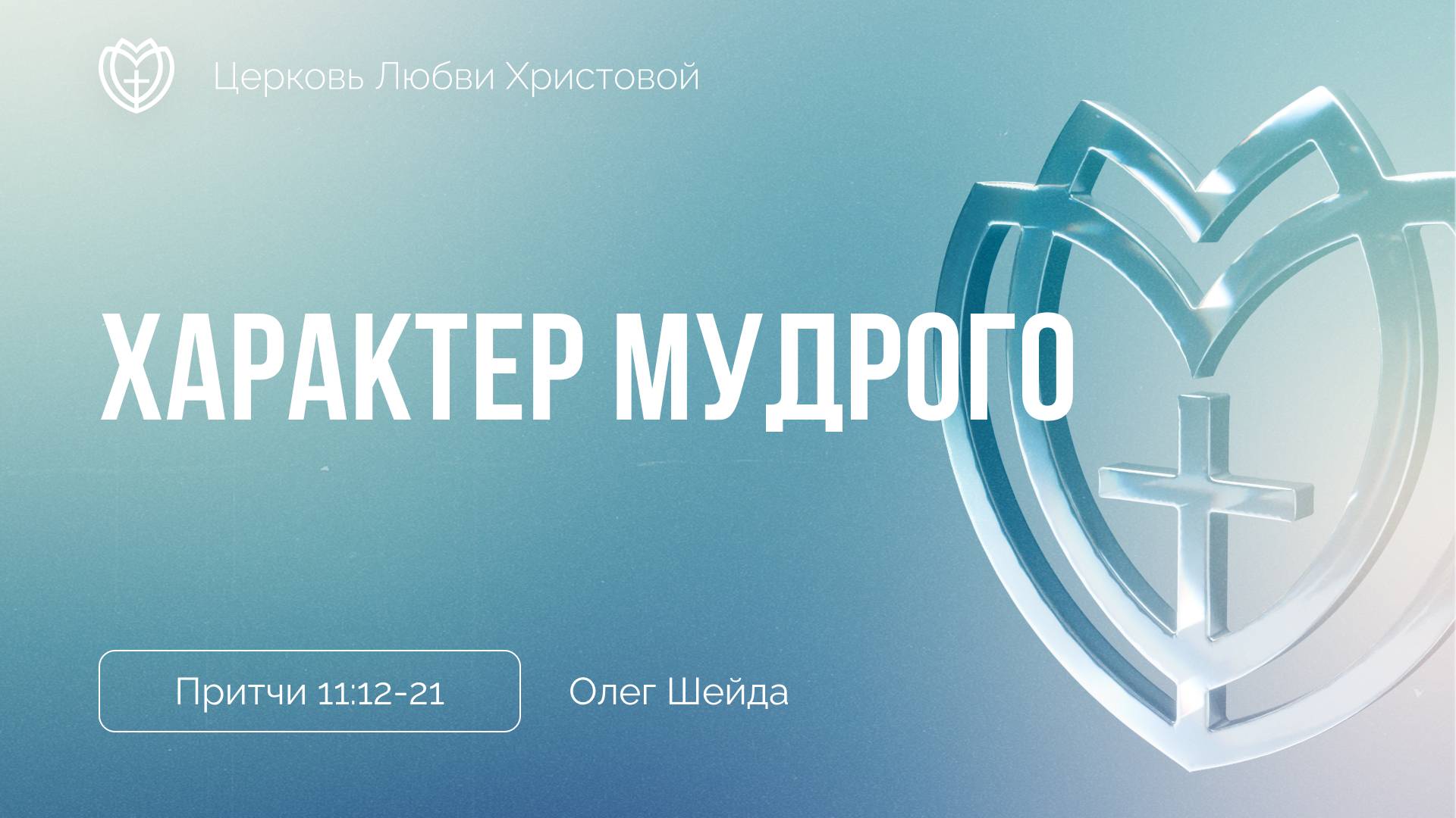 Характер мудрого | Притчи 11:12-21 | Олег Шейда смотреть онлайн