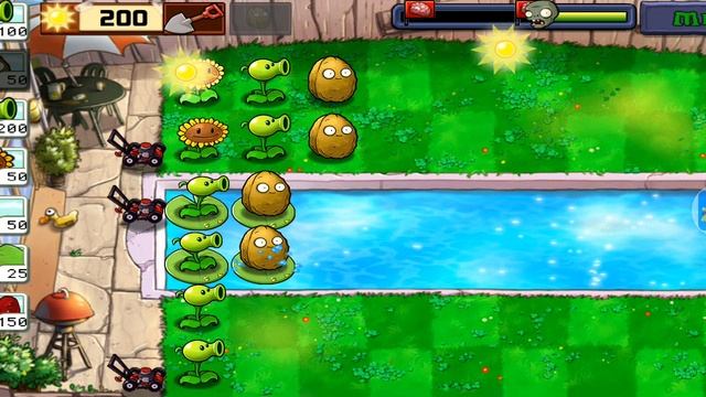 играю в растения против зомби часть 1
