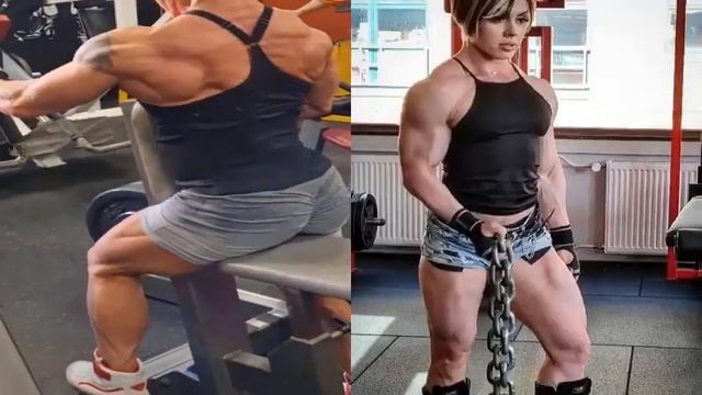 STRONG MUSCULAR WOMAN , MARINA , IFBB PRO FBB смотреть онлайн