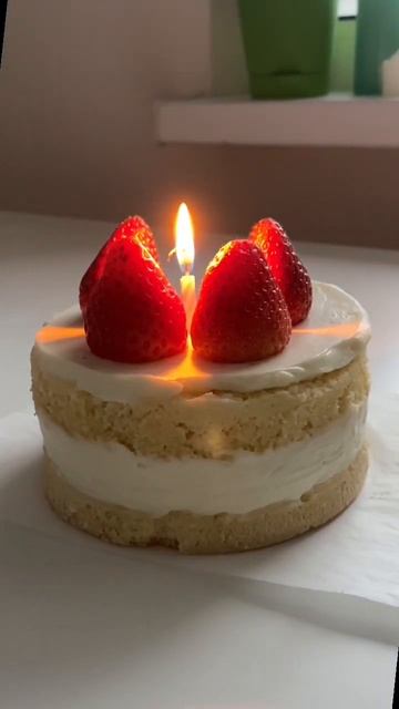 Свеча, которую так и не задули #asmrfood #easyrecipe