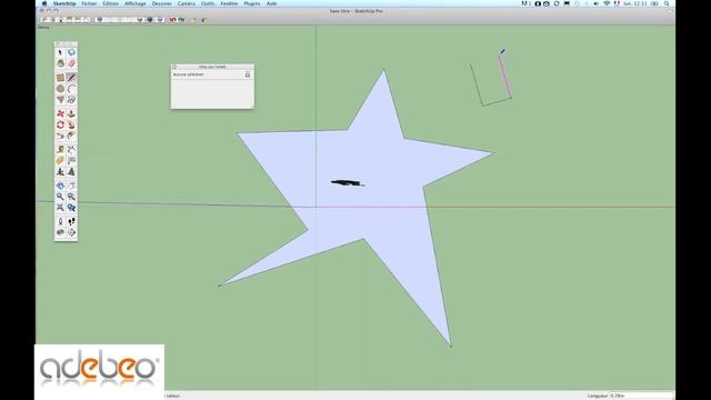 Tutoriel Sketchup - 6 -création des faces et inférences смотреть онлайн