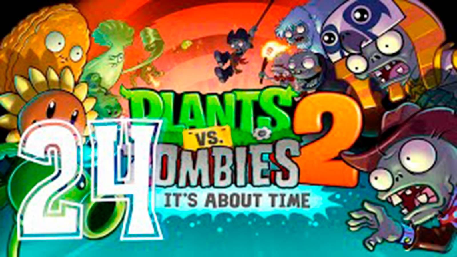 Прохождение Растение против зомби 2  серия 24