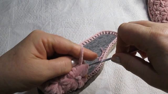 тапочки на войлочной стельке из плюшевой пряжи вязаные крючком узором звёздочки смотреть онлайн