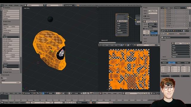 MECH Modeling and Texturing with Substance Painter & Blender - Tutorial смотреть онлайн