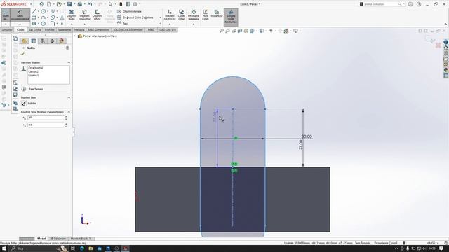 SOLIDWORKS 2023 BAŞLANGIÇ ALIŞTIRMALARI 3 BOYUTLU ÖRNEKLER 1 / SOLIDWORKS 2023 EĞİTİMLERİ смотреть онлайн