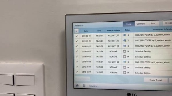 LG AC SMART CONTROLE CENTRAL PAINEL AUTOMAÇÃO VRF LG MULTI V