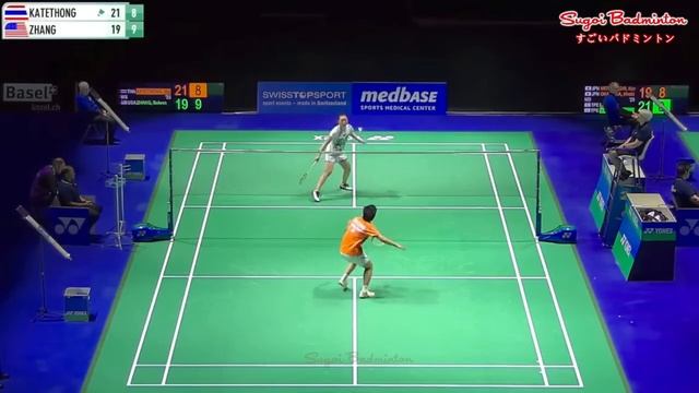Supanida KATETHONG (THA) vs Beiwen ZHANG (USA) | Swiss Open 2024 Badminton | R16 смотреть онлайн