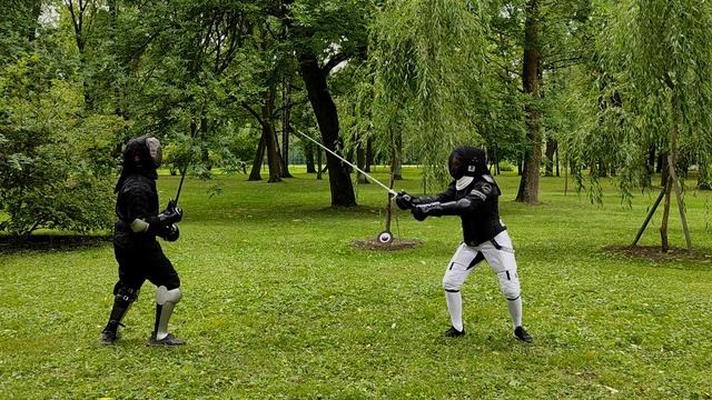 ДЛИННЫЙ МЕЧ #4 | фехтование с полуторным мечом| Батман-укол-Krump/ LONGSWORD - Fencing Exercises