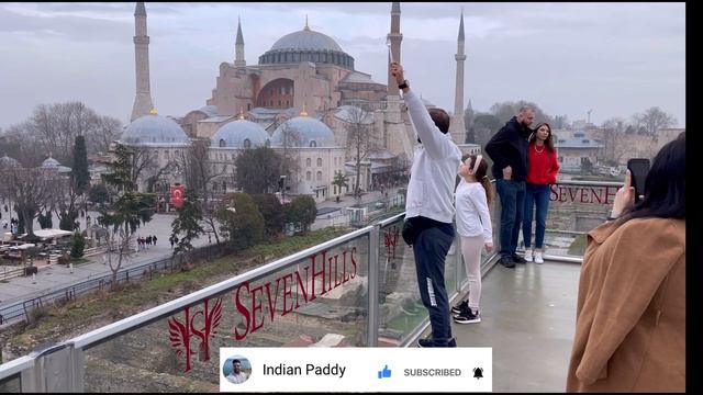 A VISIT TO FAMOUS SEVEN HILLS TERRACE | TURKISH ICECREAM SHOW | TAKSIM SQUARE | INDIAN PADDY смотреть онлайн