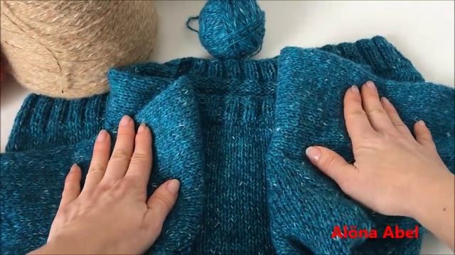 Готовый джемпер регланом сверху(по Мк Светланы Коломиец)//Обзор