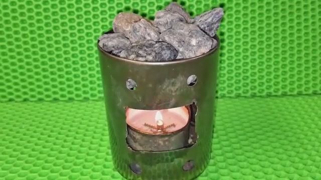 Камин горит неделю и не гаснет За 4 минуты своими руками Камин свеча длительного горения смотреть онлайн