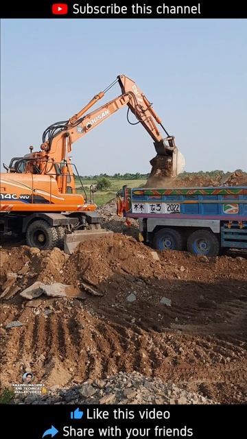 Amazing Machines👍Powerful Excavator Machine Operator Lodings Dumpers☺️#viral #shorts #subscribe #ad