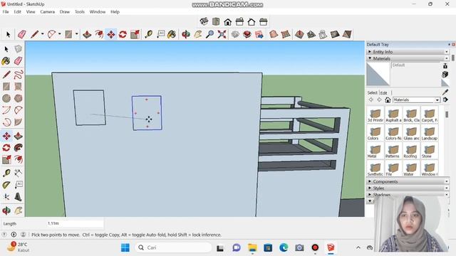 TUTORIAL PEMBUATAN BANGUNAN DENGAN KETERANGAN UKURAN (DIMENSI) APK. SKETCHUP | | PELABUHAN PERIKANA