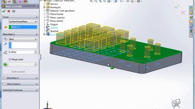 22 - Commandes de base pour la modélisation solide | SolidWorks 2013 Les Fondamentaux смотреть онлайн