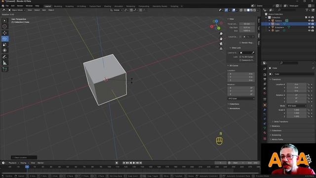 ABA - 23/24 - BLENDER 4.0 - LES BASES - Phase 01 - Découverte смотреть онлайн