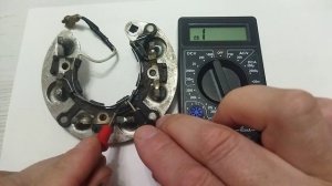 Как проверить диодный мост генератора мультиметром