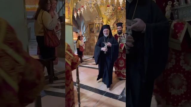 Торжество православия. Вечерня в Храме Гроба Господня. смотреть онлайн