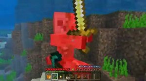 Нашел страшную пещеру с поросятами. +Сундук для Майнкрафта