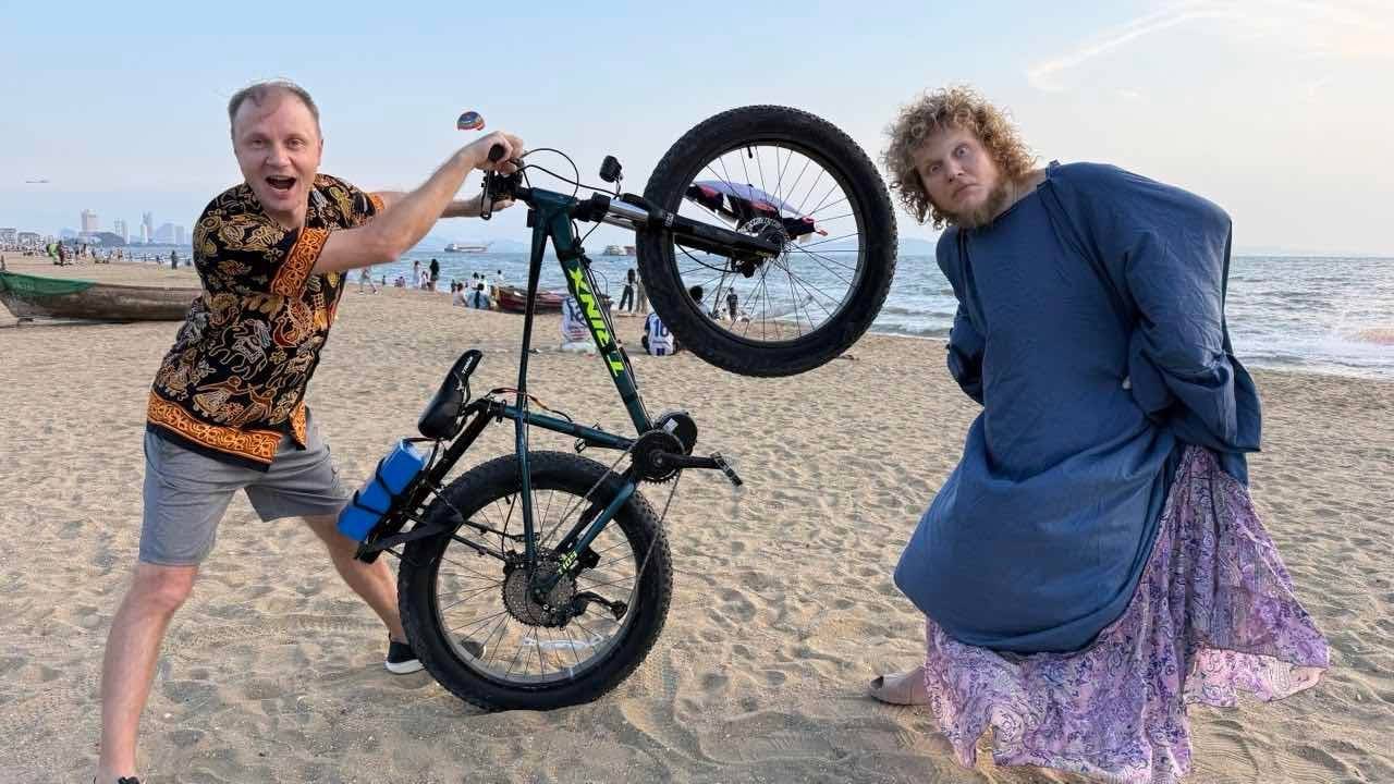 ✅СТРИМ !!! Лекс ПОРВАЛ велик. Челенджи с электровелосипедами. Полная КАМРАДОВКА))) смотреть онлайн