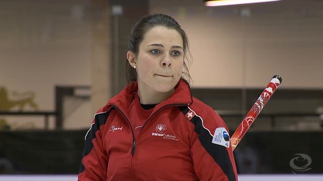 CURLING: SUI-SWE - World Junior Chps 2015 - Women Playoff 3v4