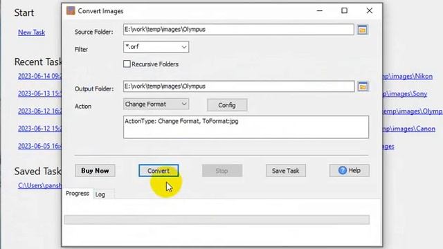 Bulk convert Olympus ORF RAW image files to JPEG format смотреть онлайн