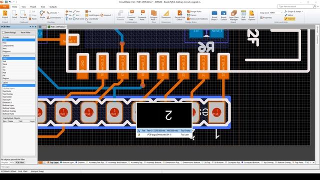 Altium CircuitMaker - Create Custom ESP8266 Breakout Board - PCB Text Layout смотреть онлайн