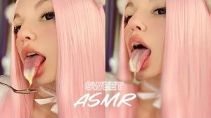 SOLY ASMR - EATING SWEET LICKING FEET MASSAGE