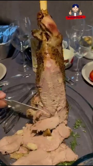 Баранина с чесноком в духовке рецепт #shorts