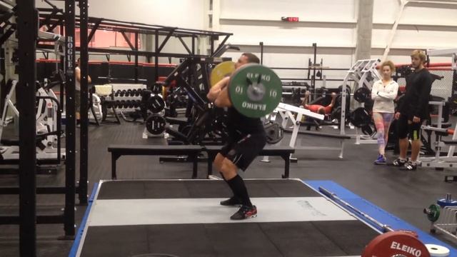Толчок 160кг. Clean&jerk 352,7lb. смотреть онлайн