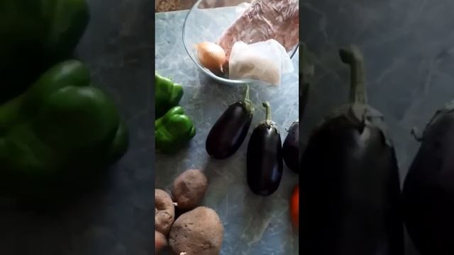 Обалденные мясные тефтельки и овощное рагу (1 часть)