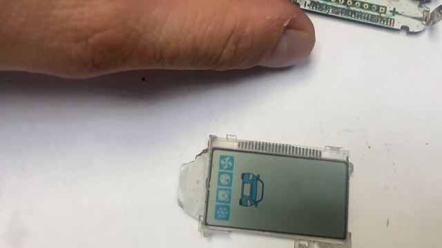 Замена дисплея, шлейфа на сигнализации starline a93