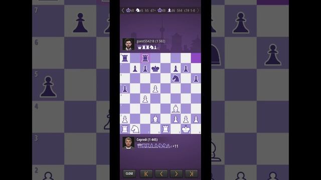 Русская партия белыми - не берите черную пешку! Конь потерялся на связке. смотреть онлайн