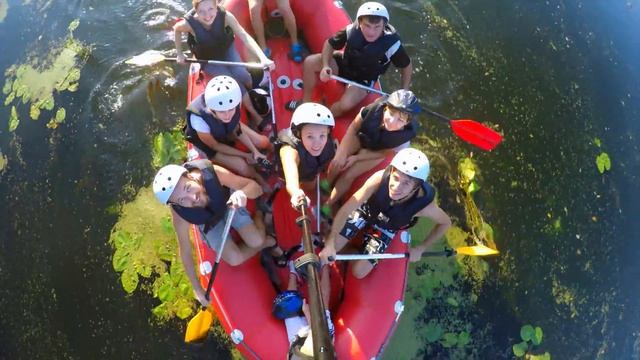 Rafting on Southern Bug River, Migii, Ukraine 4K смотреть онлайн