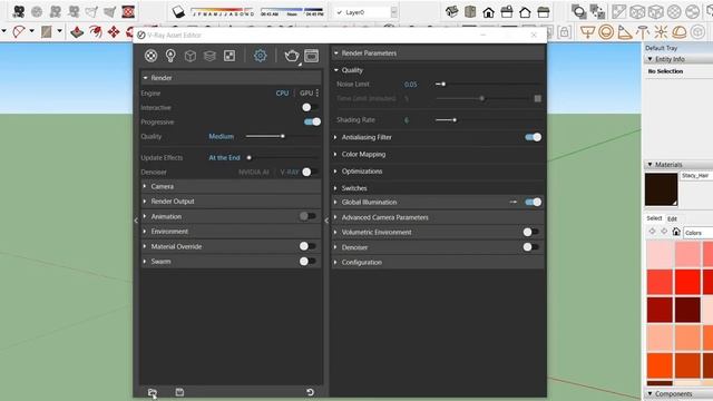 SKETCHUP- (01 )VRAY LOAD RENDER SETTING IN SKETCH UP-أعدادت رندر فيراي اسكتش أب смотреть онлайн
