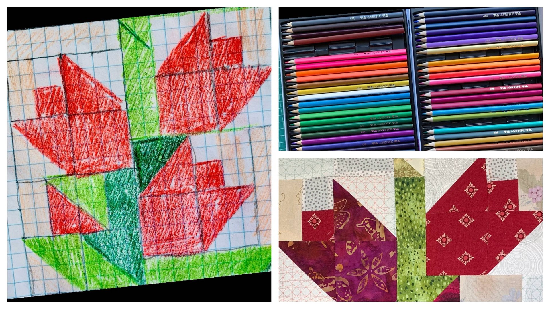 🌷🌷🌷Истории для лоскутниц. Серия "Элементарно, Ватсон". Часть 1. "Как нарисовать ТЮЛЬПАН? смотреть онлайн