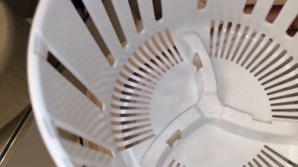 Part-4/4 Mini Folding Washing Machine-How to Remove Dryer Basket; use Lid as Washboard