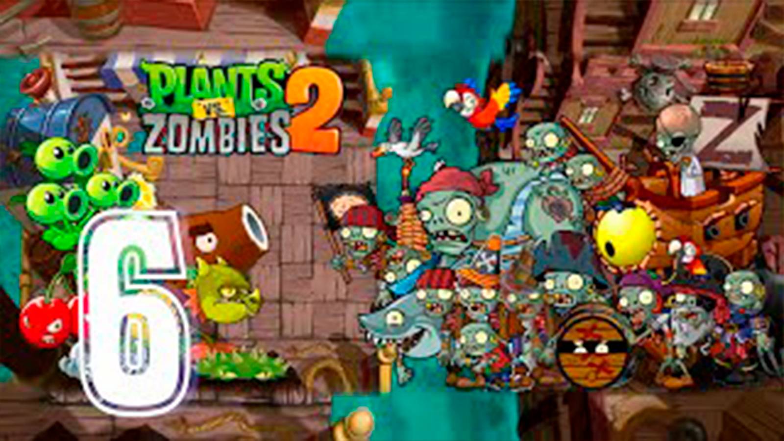 Прохождение Растение против зомби 2. серия 6