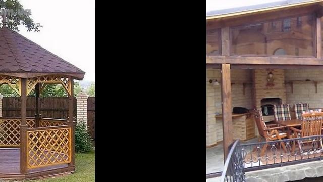 Беседки красивый дизаин для дома и дачи! смотреть онлайн