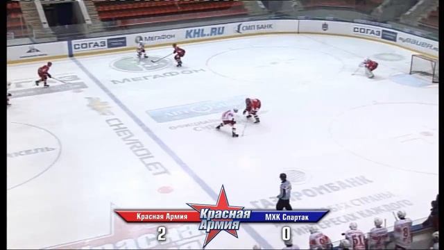 07.10.2011 Красная Армия - МХК Спартак 4-3 смотреть онлайн