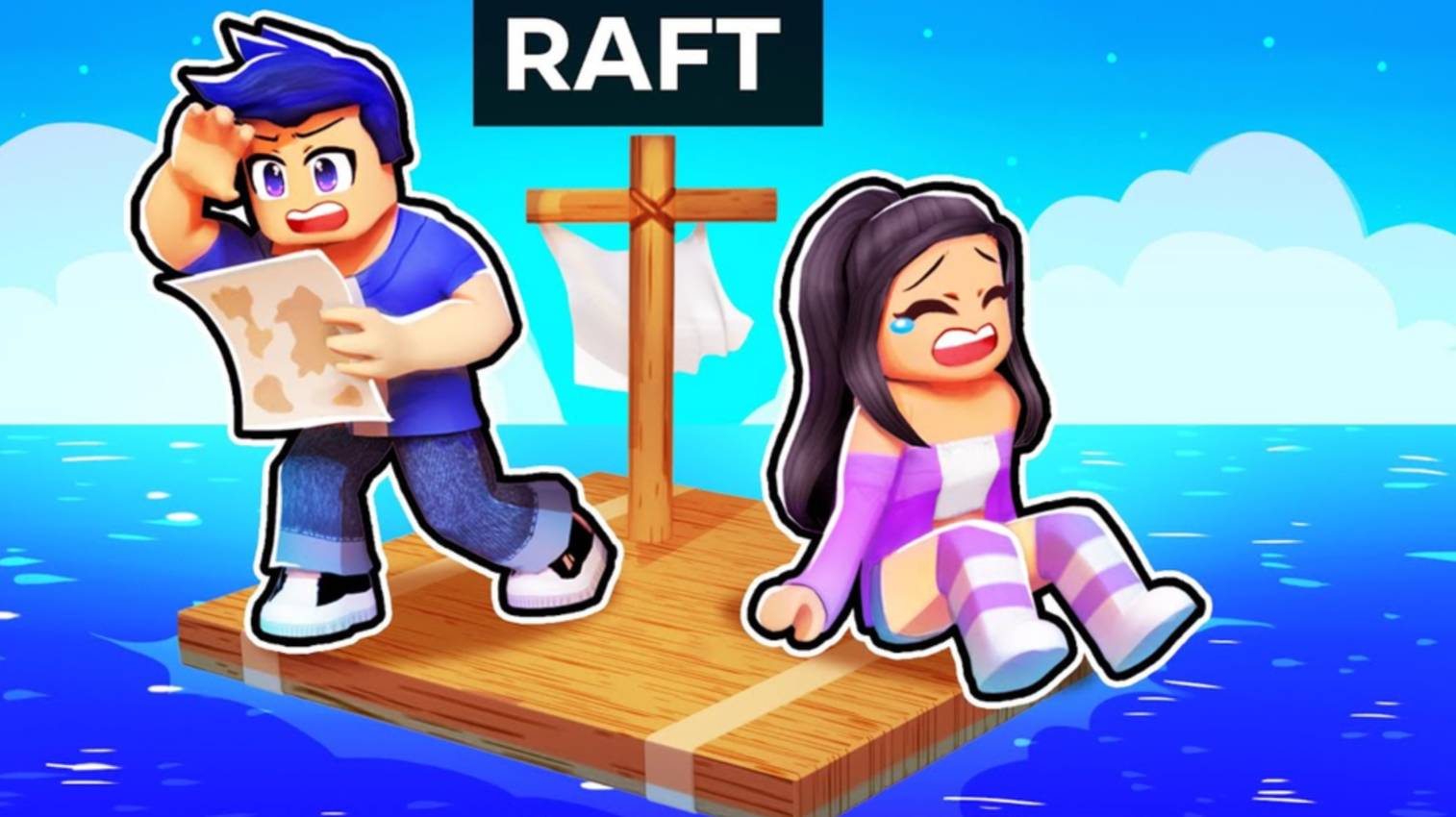 Продолжаю выживать на плоту! смотреть онлайн