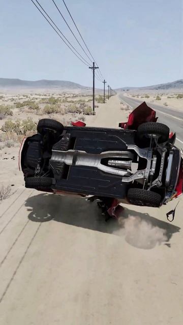 SUV Rollover Crash Simulation (BMW X6) #shorts смотреть онлайн