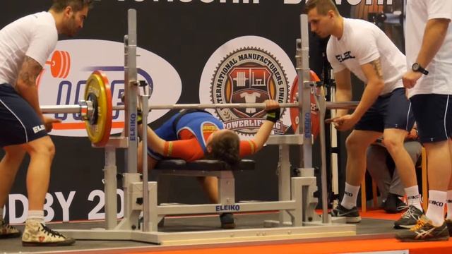 Iveta Jurcikova (SVK) 2.att.: 110 kg 2014 IPF World Benchpress Championships смотреть онлайн