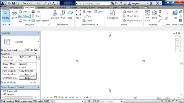 Revit Architecture | Tutorial | User Interface | Ribbon Menu смотреть онлайн