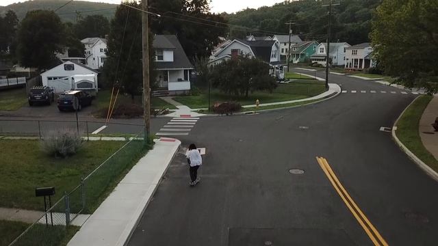 Skateboard Clips From Drone